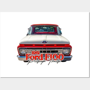 1961 Ford F100 Pickup Truck Posters and Art